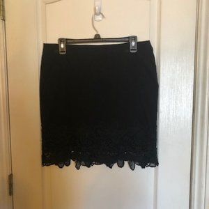 Woman's IZ Byer Black Mini Skirt - Large